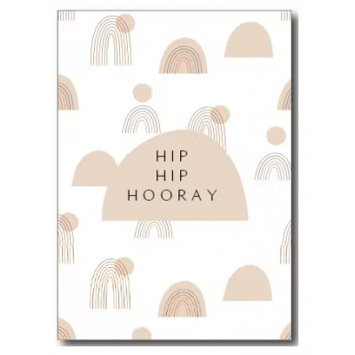 Ansichtkaart | Hip hip hooray